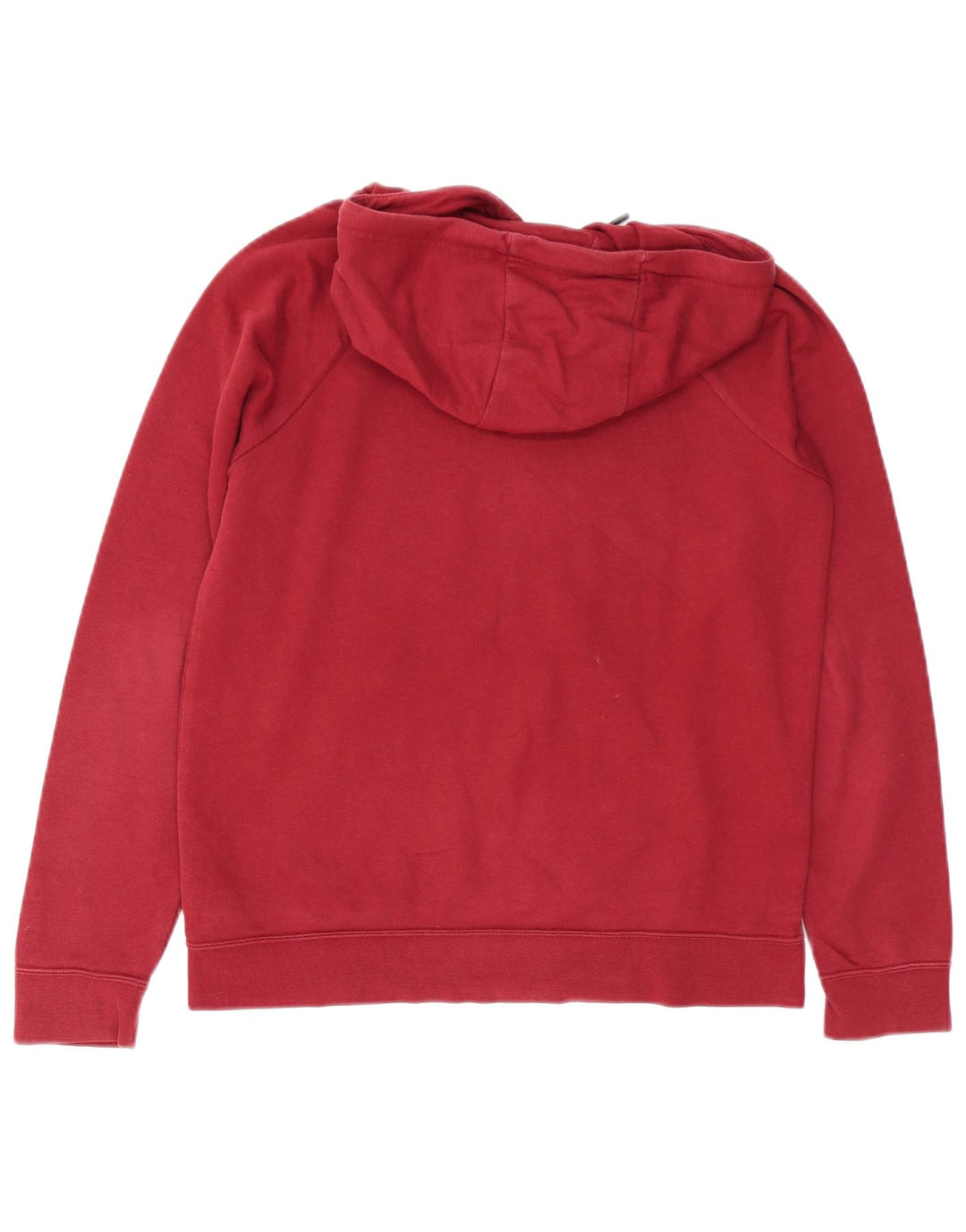 NIKE Mens Graphic Hoodie Jumper Pequeno Algodão Vermelho