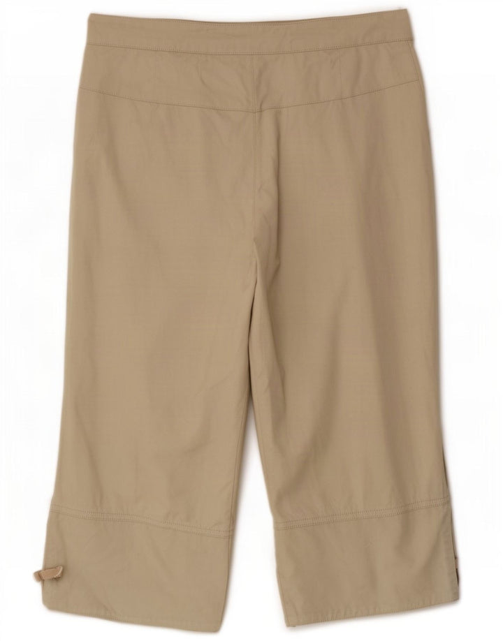 Calça Capri Feminina Easy Fit Campeão Médio W29 L19 Algodão Bege