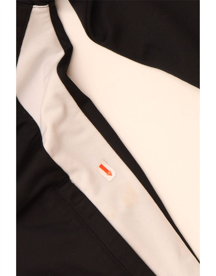 Jaqueta masculina SPALDING com capuz e moletom grande em bloco colorido preto