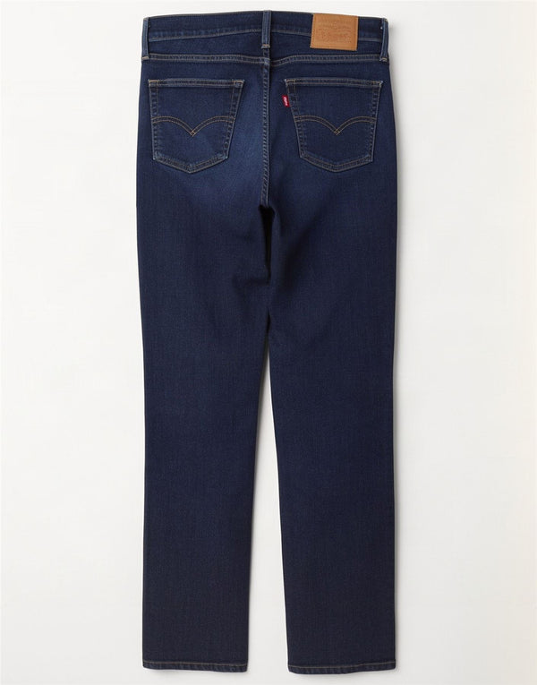 Calça jeans feminina Levi's 724 High Rise Straight W28 L32 azul marinho algodão