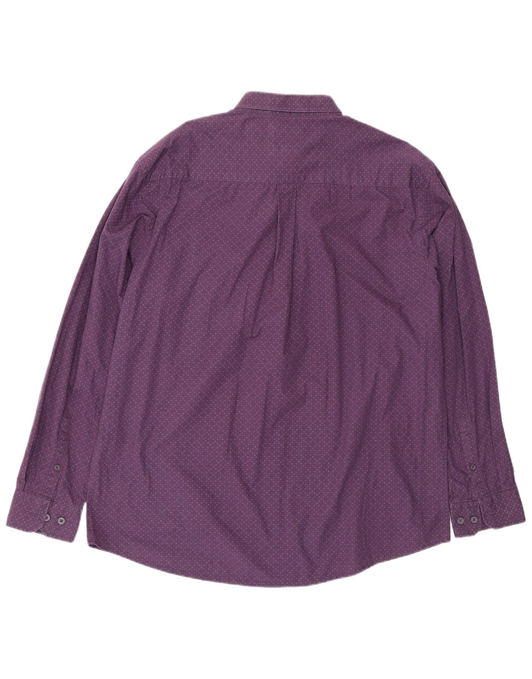 Camisa masculina James Pringle grande algodão geométrico roxo
