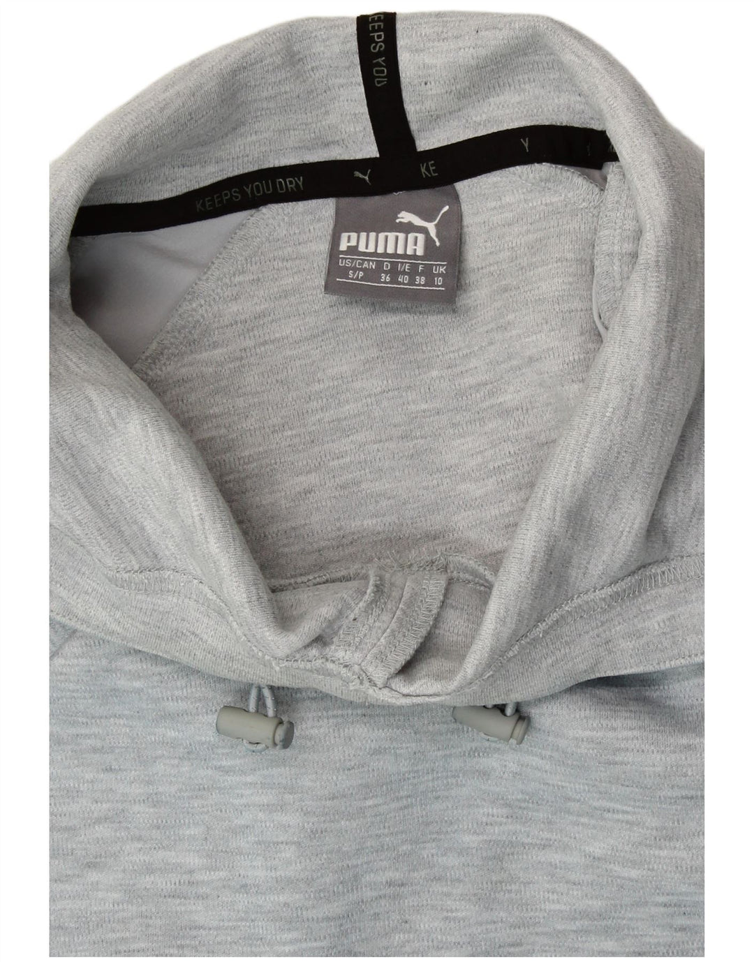 Jumper com capuz feminino PUMA UK 10 pequeno cinza
