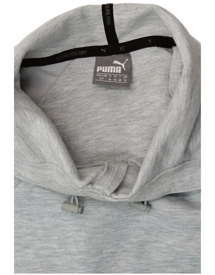 Jumper com capuz feminino PUMA UK 10 pequeno cinza