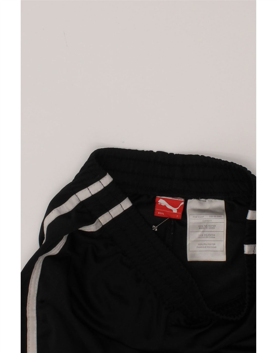 Shorts esportivos Puma meninos 6-7 anos preto poliéster