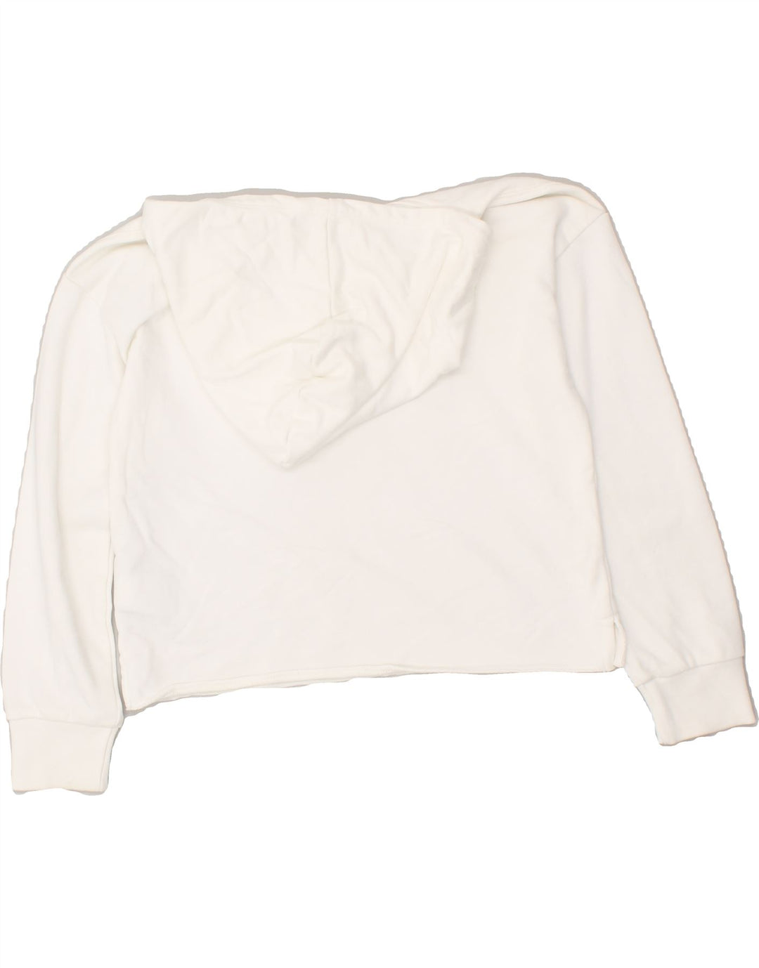 GAP Girls Graphic Crop Hoodie Jumper 12-13 Years Large White Cotton | Vintage Gap | Thrift | Second-Hand Gap | Used Clothing | Messina Hembry 