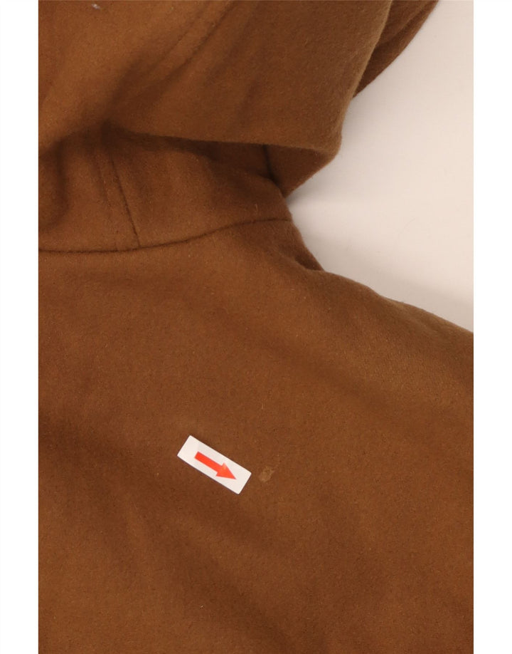 Casaco masculino com capuz Faciba IT 50 grande lã marrom