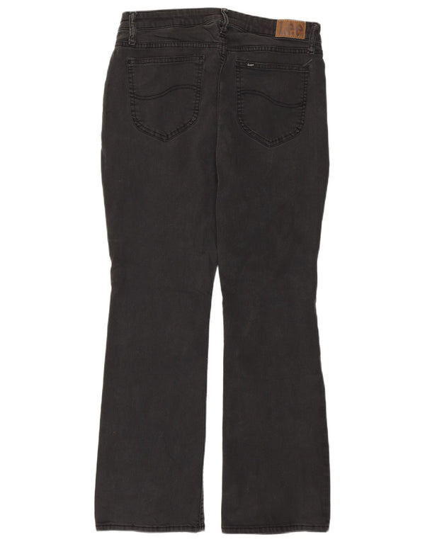 Lee Womens Bootcut Jeans Reino Unido 14 XL W36 L28 Algodão Cinza