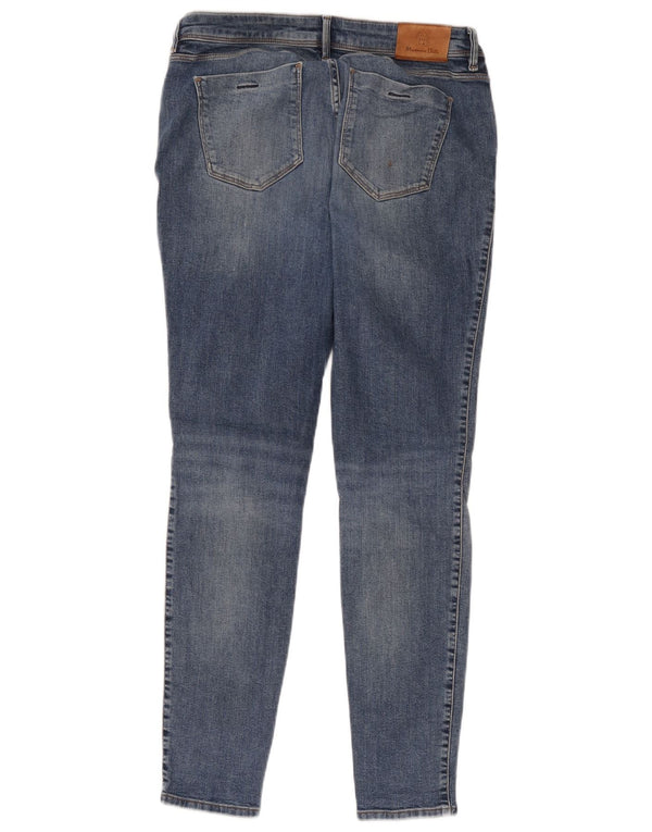Jeans skinny feminino Massimo Dutti EU 40 médio W30 L28 algodão azul