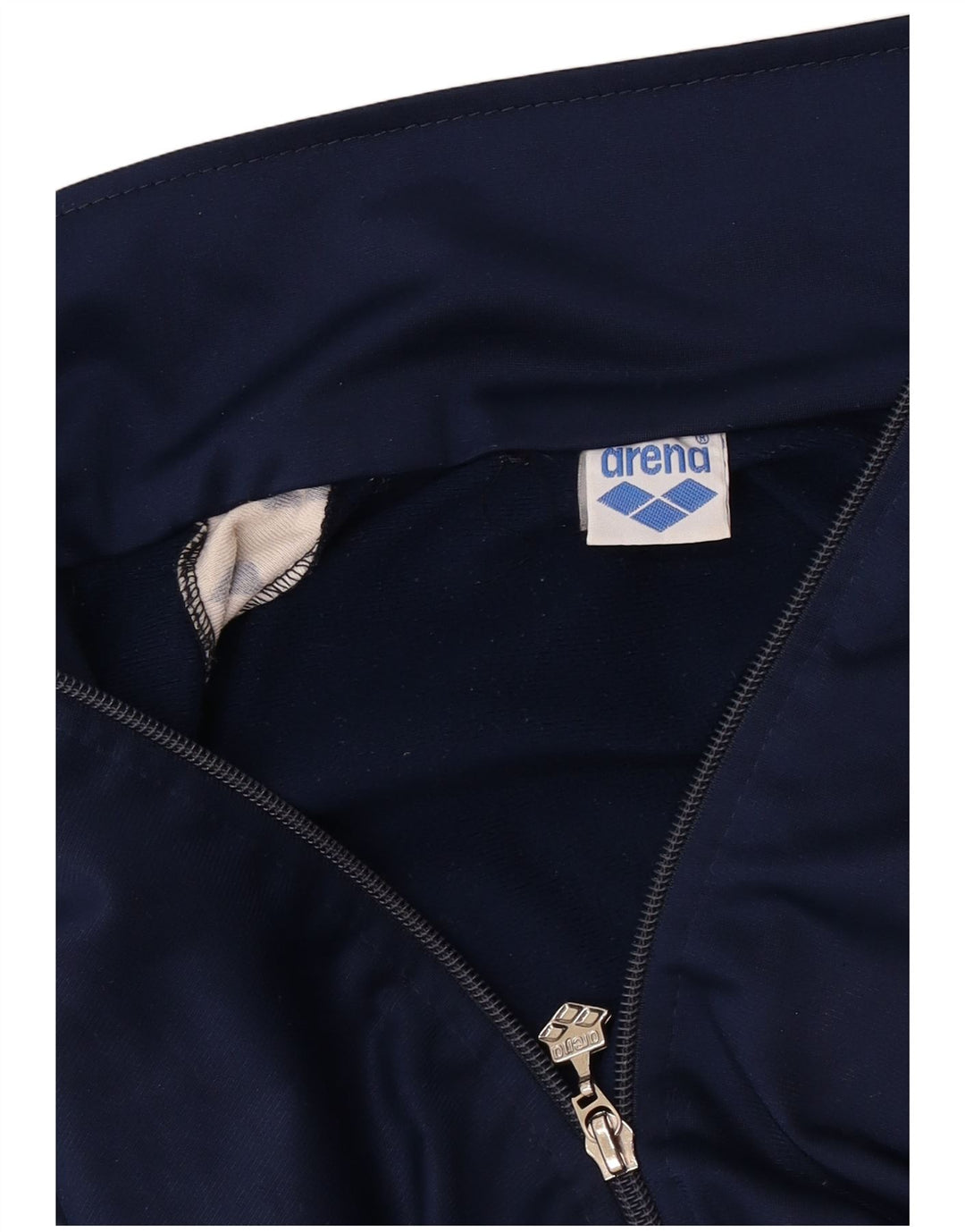 Jaqueta masculina de agasalho gráfico Arena XL azul marinho colorblock