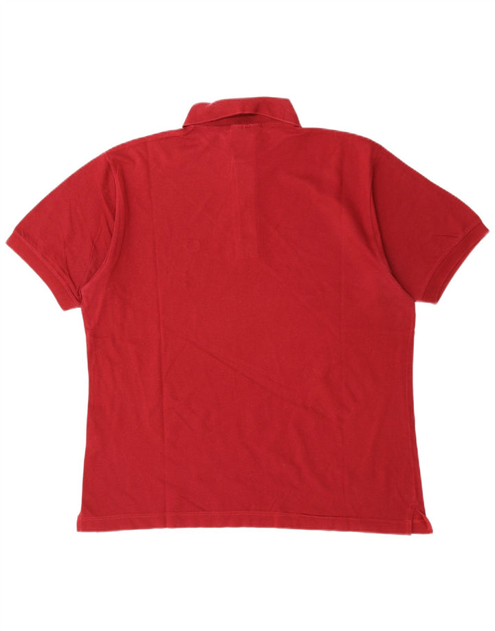 SERGIO TACCHINI Camisa Polo Masculina IT 50 Algodão Vermelho Médio