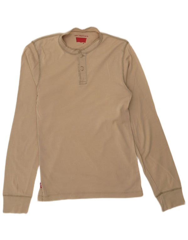 Levi's Top Masculino Manga Longa Médio Bege