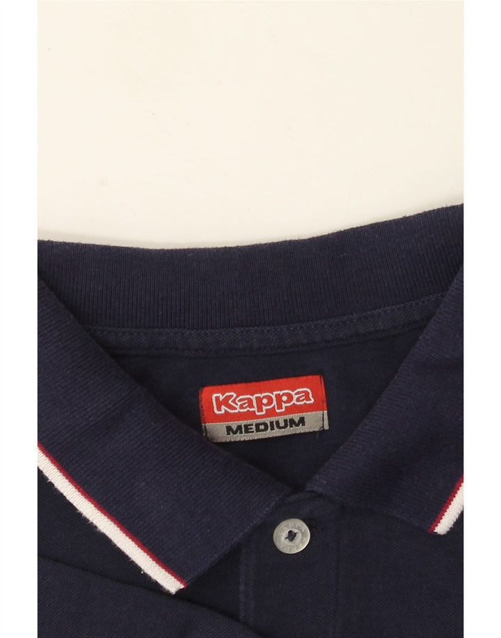 Camisa polo masculina Kappa média azul marinho