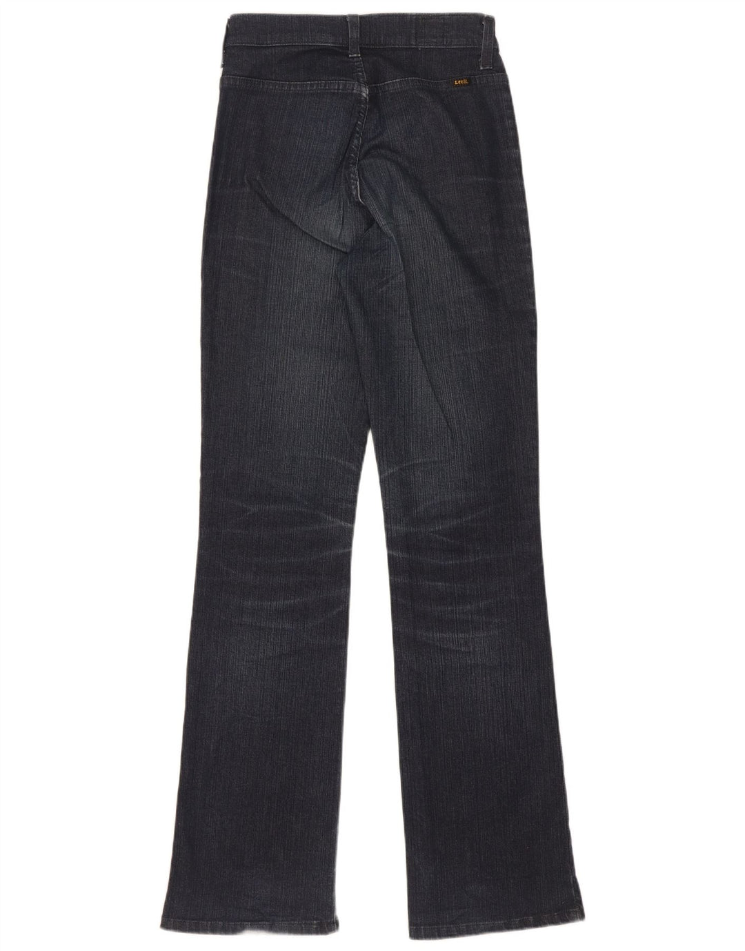 Lee Womens Flared Jeans W28 L33 Azul Marinho Algodão