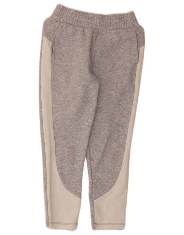Calça de treino feminina Puma UK 6 XS cinza colorblock