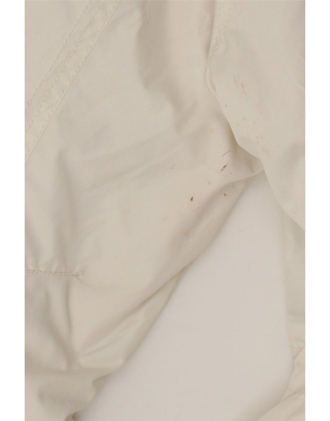 Jaqueta corta-vento feminina Nike com capuz Reino Unido 14/16 grande poliéster branco