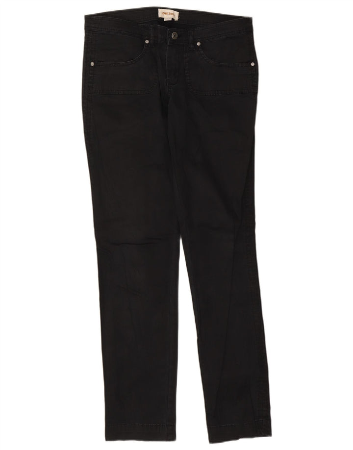 Jeans Slim Feminino Diesel W29 L30 Algodão Preto