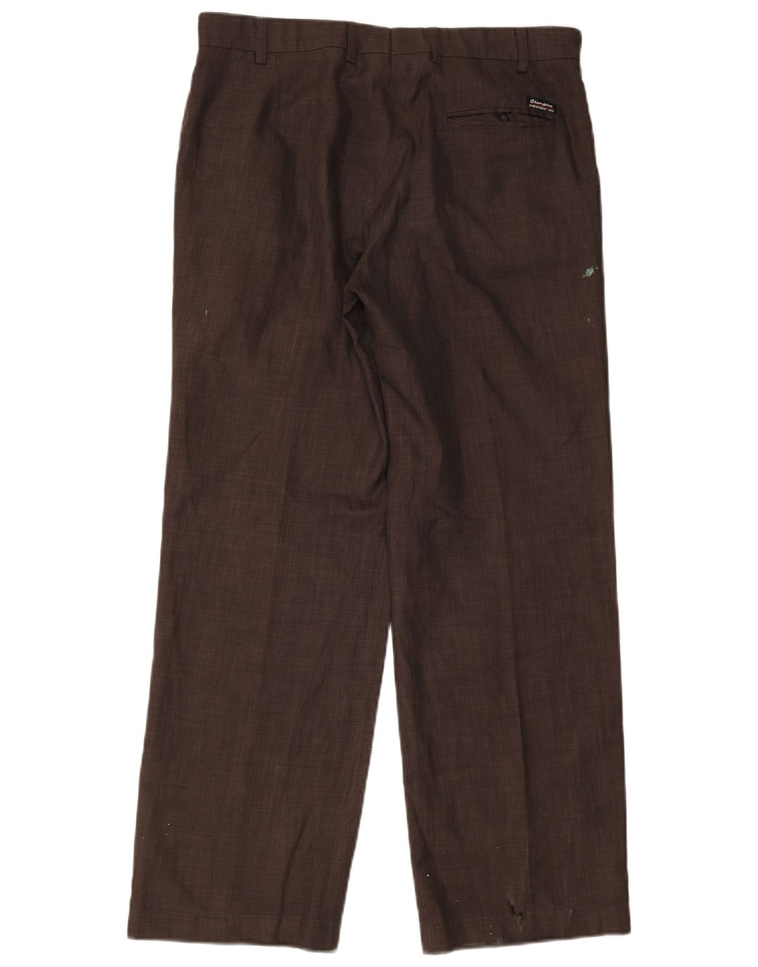 Calça masculina Champion Straight Suit Médio W32 L30 Marrom