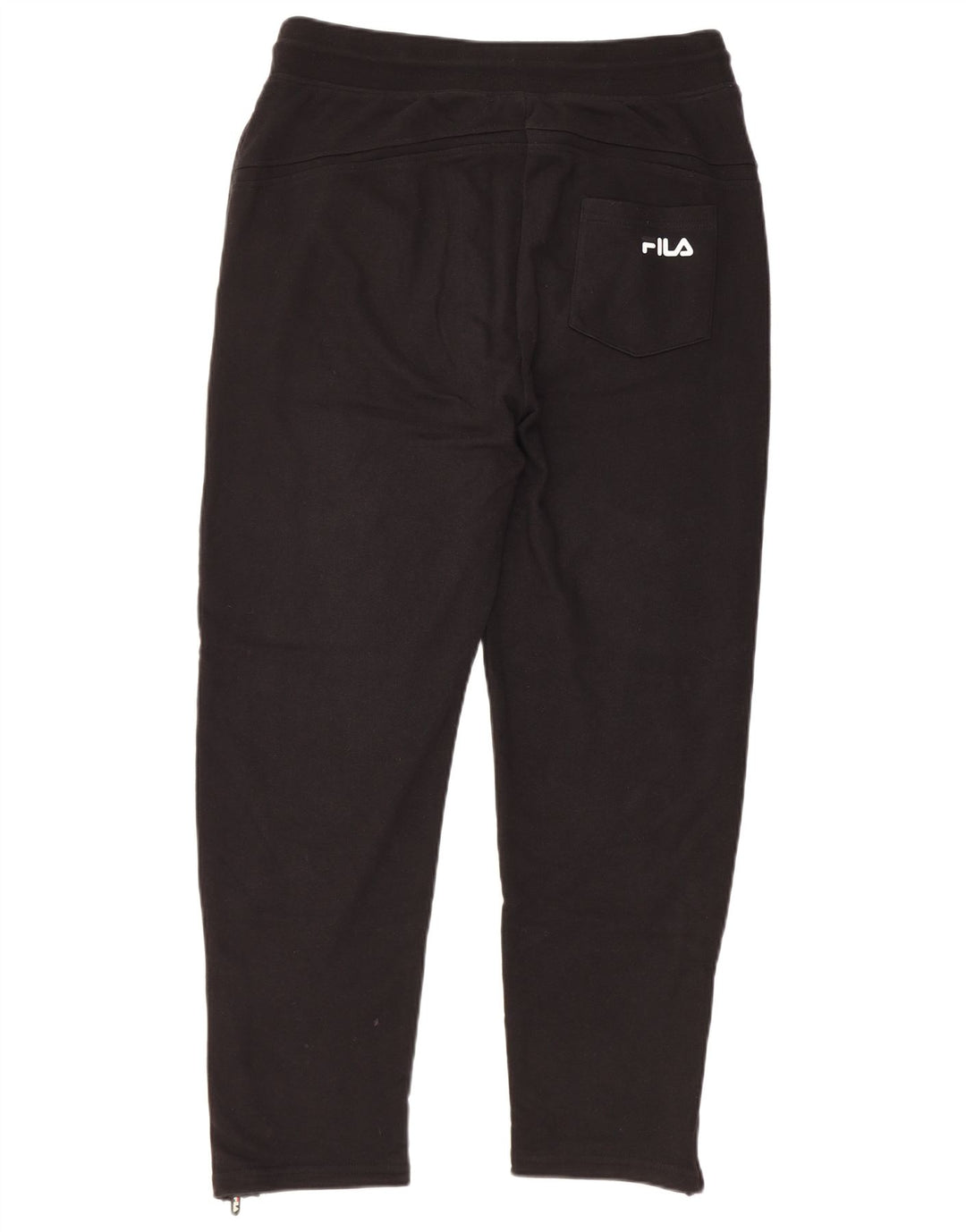 Calça de treino masculina FILA de algodão preto médio