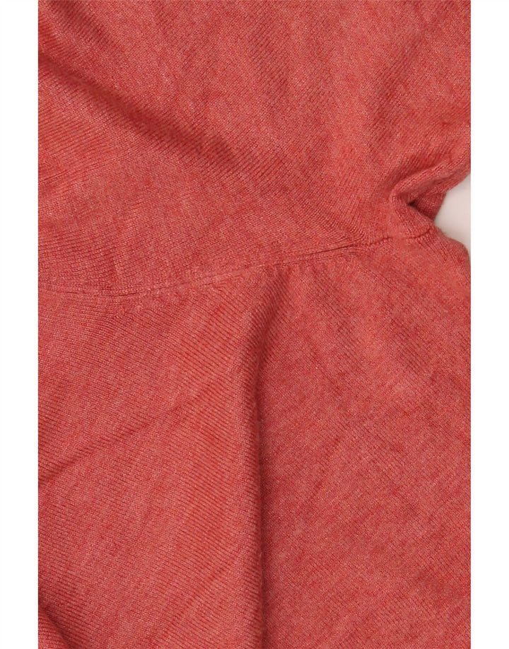 Suéter feminino Marks & Spencer com gola redonda e gola redonda Reino Unido 16 grande vermelho