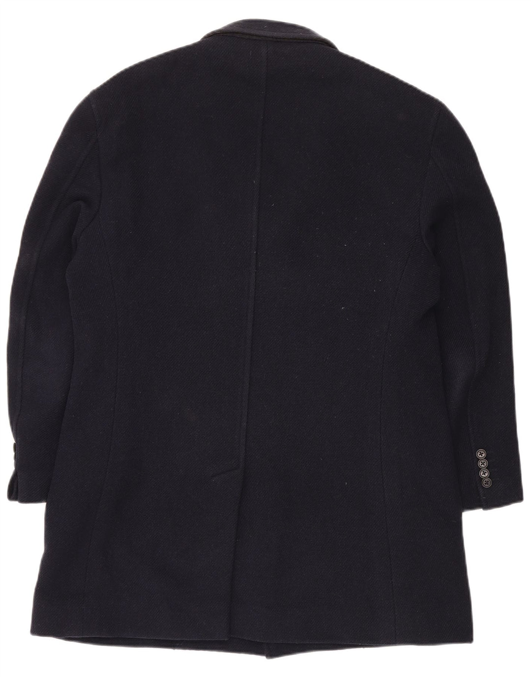 Sobretudo masculino Fay UK 40 grande lã virgem azul marinho