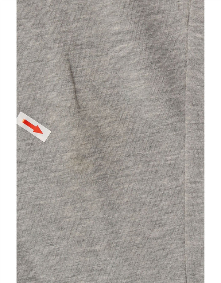 Calça de treino feminina Superdry Joggers UK 12 algodão cinza médio