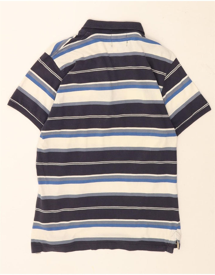 Camisa polo masculina Jack & Jones média listrada multicolorida de algodão