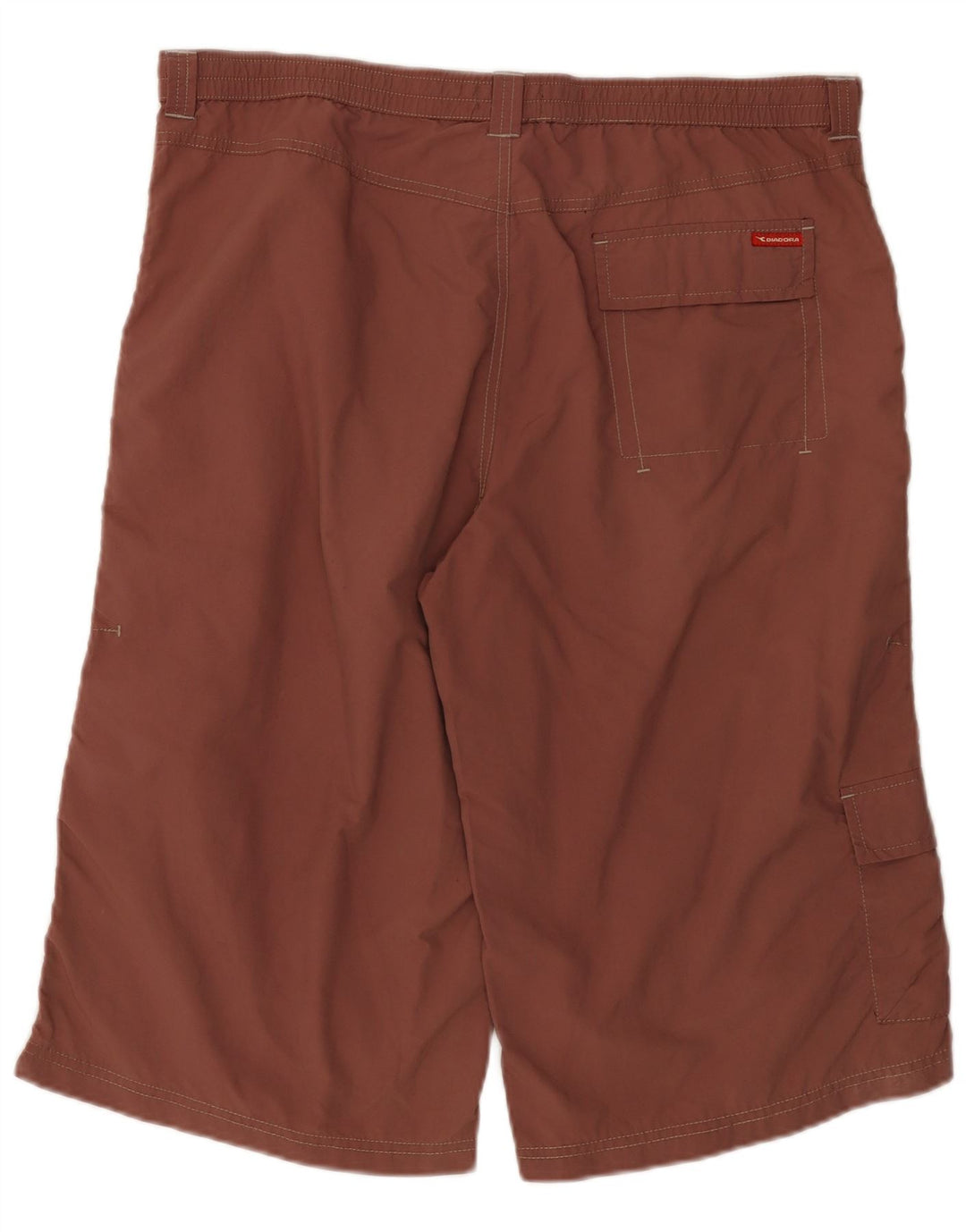 Diadora Mens Sport Shorts Grande Marrom Poliamida