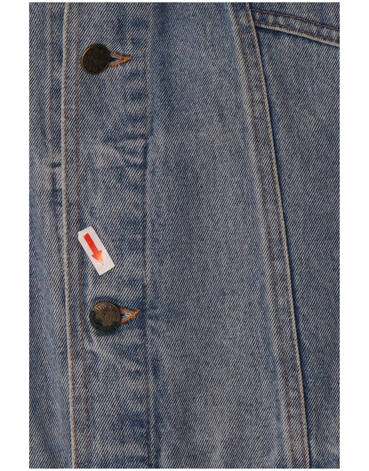 Jaqueta jeans masculina Base 92 UK 42 XL algodão azul