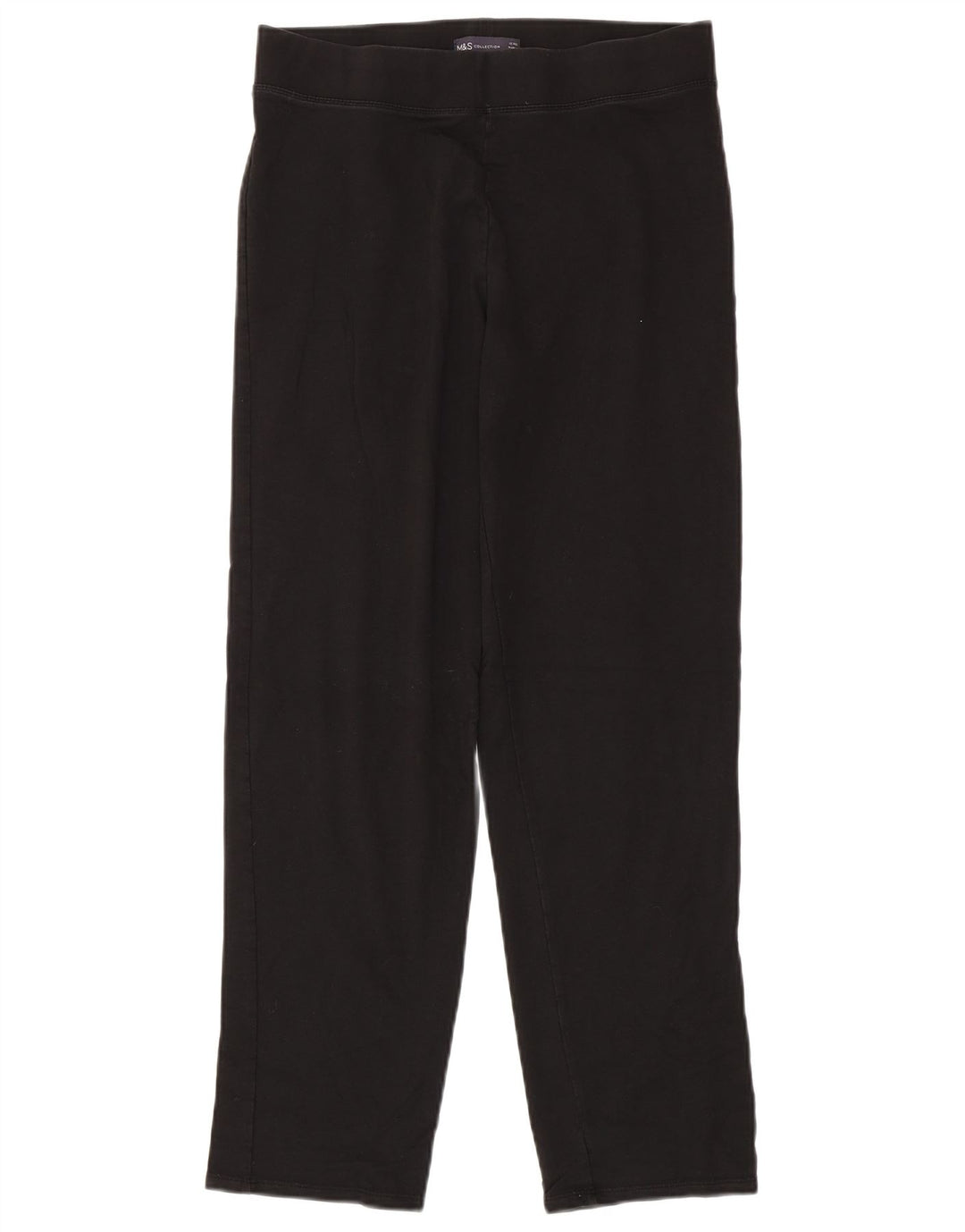 Leggings femininos Marks & Spencer UK 12 algodão preto médio