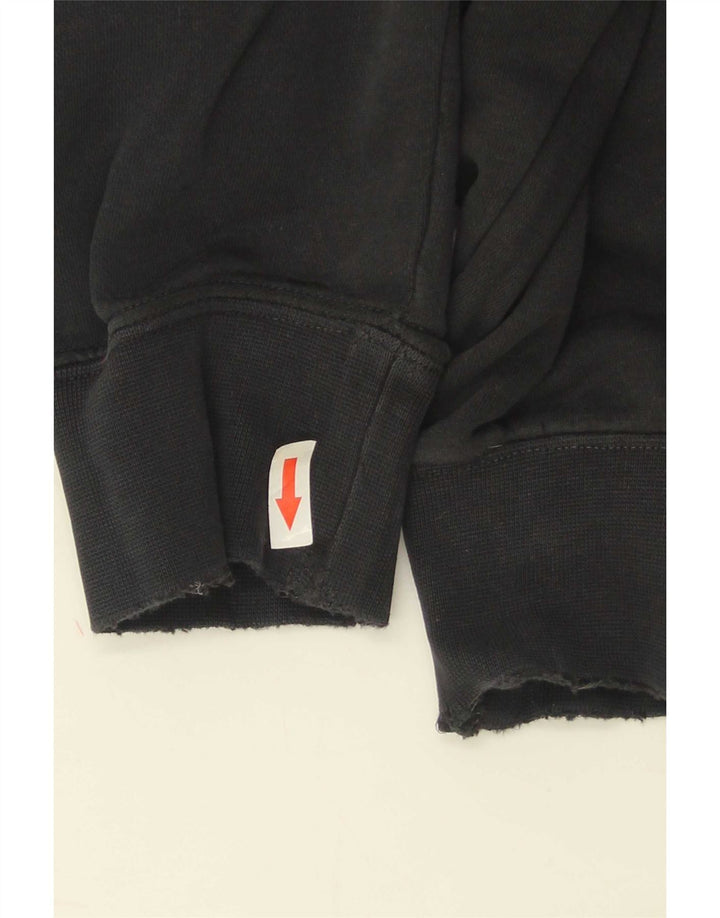 Nike masculino moletom jumper médio algodão preto