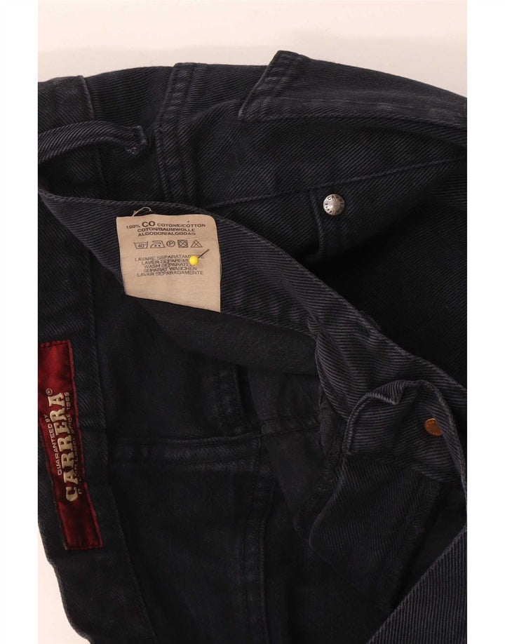 Carrera Mens Straight Jeans W33 L33 Azul Marinho Algodão