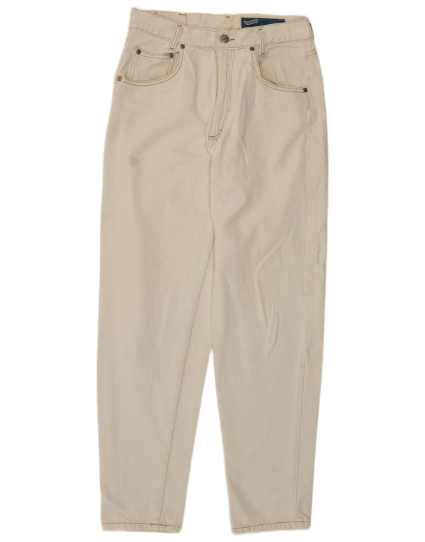 Gas Mens Tapered Jeans W32 L30 Algodão Branco