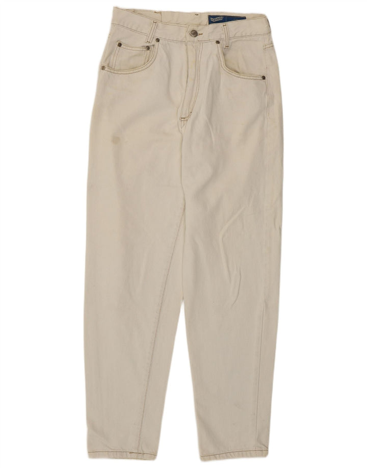 Gas Mens Tapered Jeans W32 L30 Algodão Branco