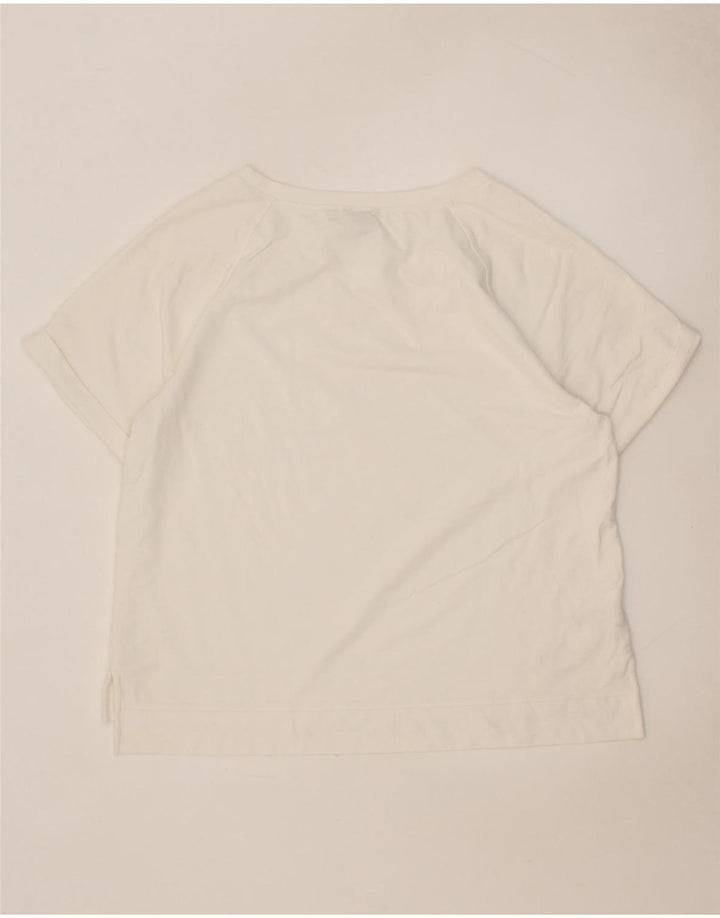 EDDIE BAUER Womens T-Shirt Top UK 18 XL White Cotton Vintage Eddie Bauer and Second-Hand Eddie Bauer from Messina Hembry 