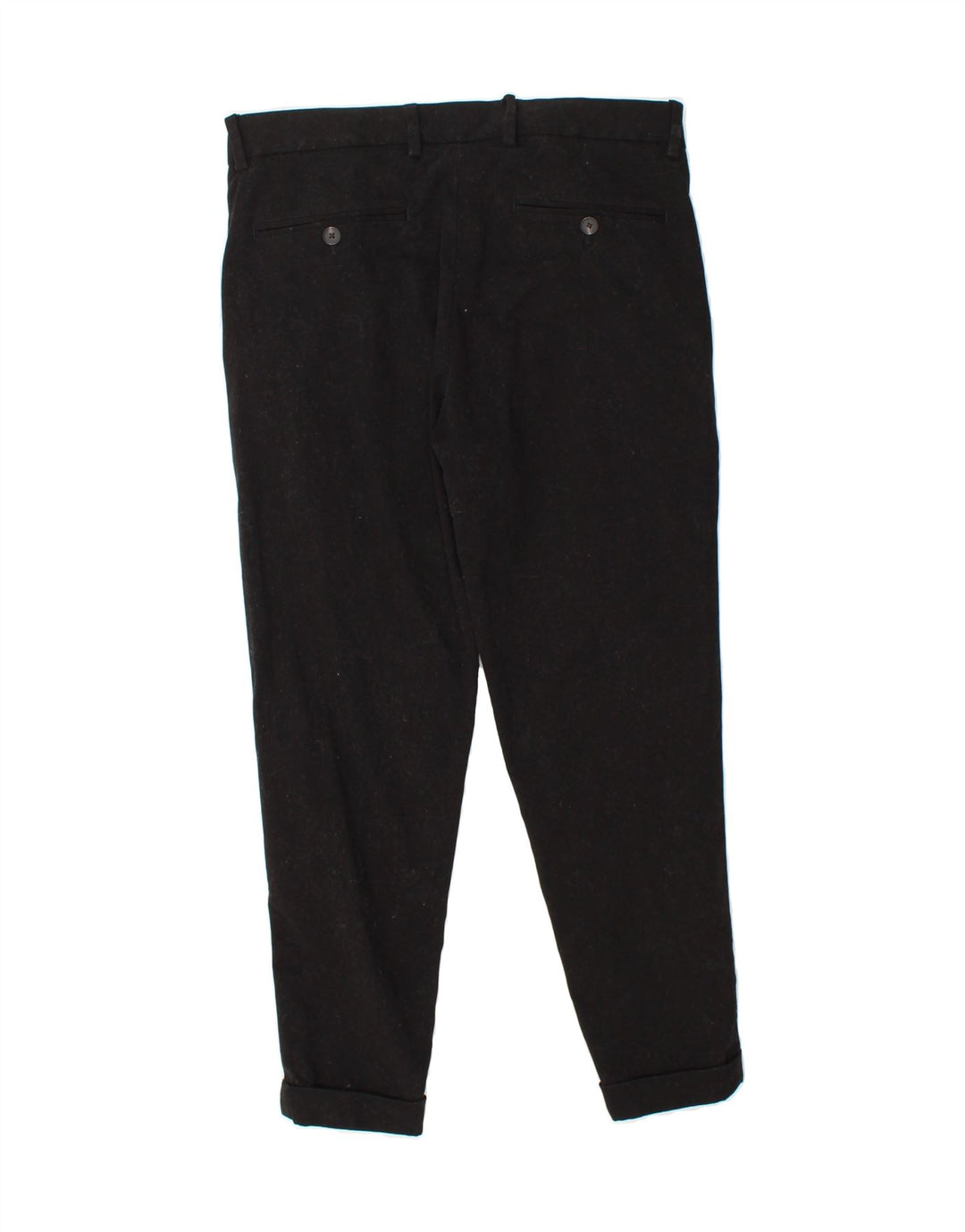 JACK & JONES Mens Slim Chino Trousers W32 L26 Black Cotton Vintage Jack & Jones and Second-Hand Jack & Jones from Messina Hembry 