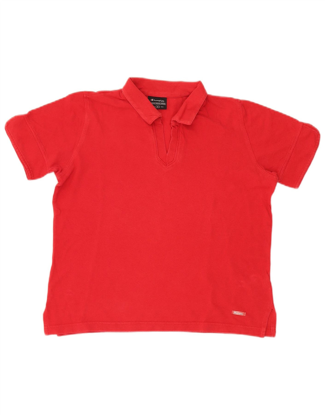 Camisa polo feminina Champion UK 14 algodão vermelho médio
