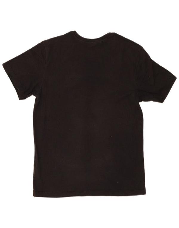 Camiseta Nike Masculina Dri Fit Graphic Top Pequeno Algodão Preto