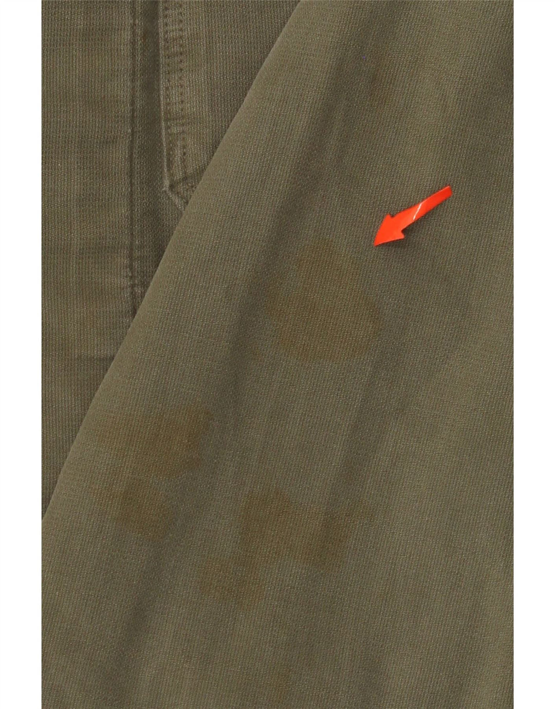 Jaqueta militar masculina vintage UK 36 pequena cáqui