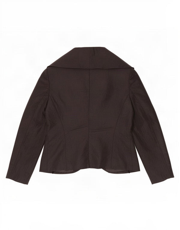 Gold By Michael H Womens Blazer Jacket UK 10 Small Black Polyester