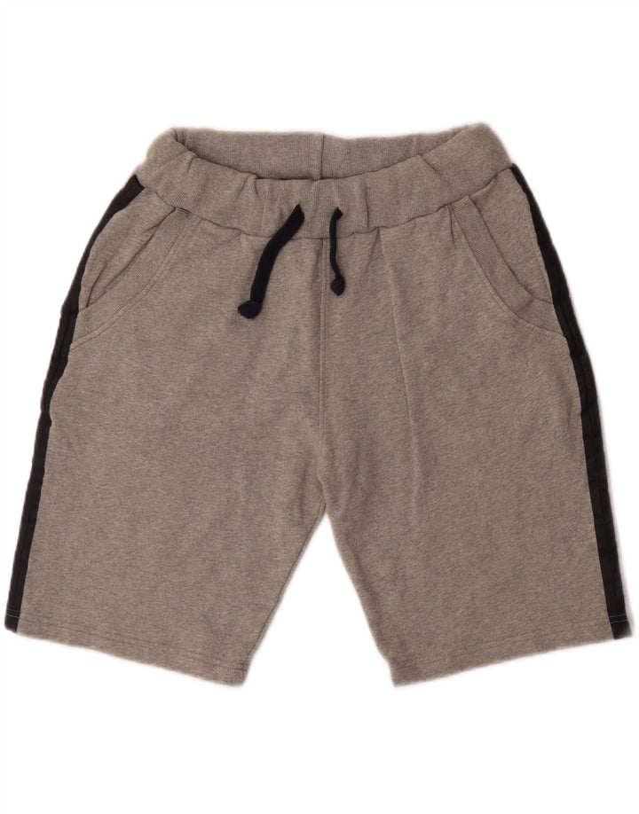 Shorts esportivo masculino NORTH SAILS pequeno cinza colorblock algodão