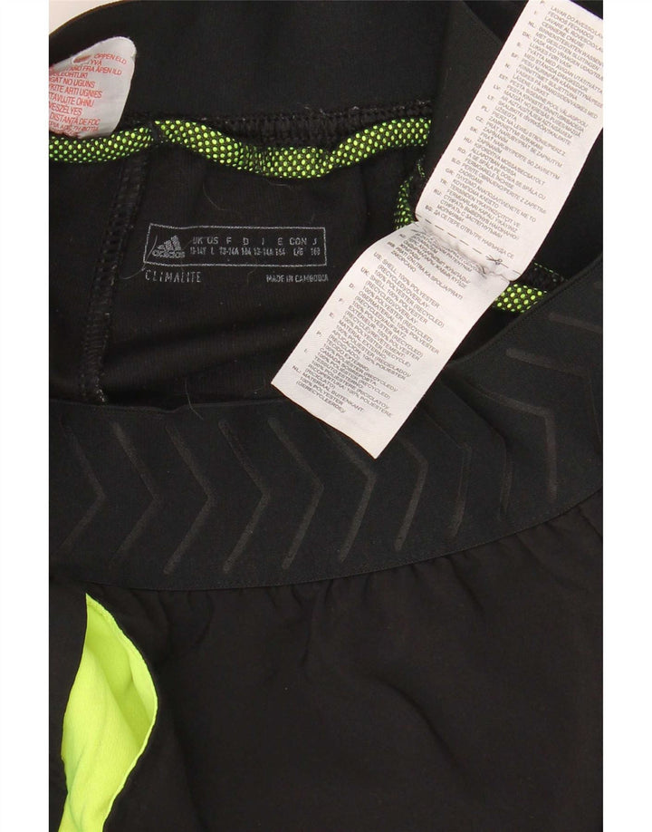 Calças de treino Adidas meninos 13-14 anos preto poliéster
