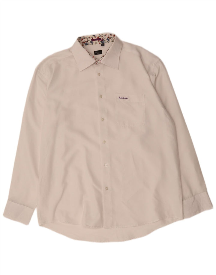Camisa masculina Paul Smith tamanho 18 2XL branca