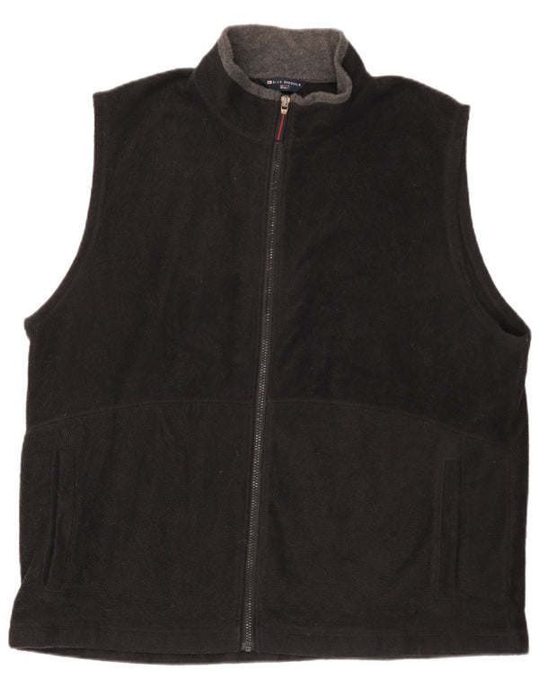 Jaqueta de lã masculina Marks & Spencer Reino Unido 44 2XL poliéster preto
