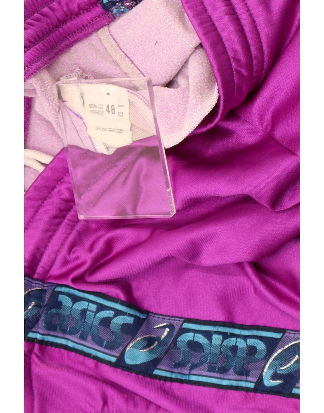 Calça feminina Asics Graphic Tracksuit IT 48 XL Roxo Poliamida