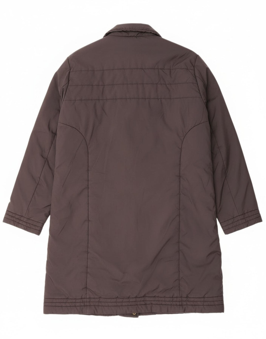 Casaco acolchoado feminino Adidas UK 16 grande cinza poliamida