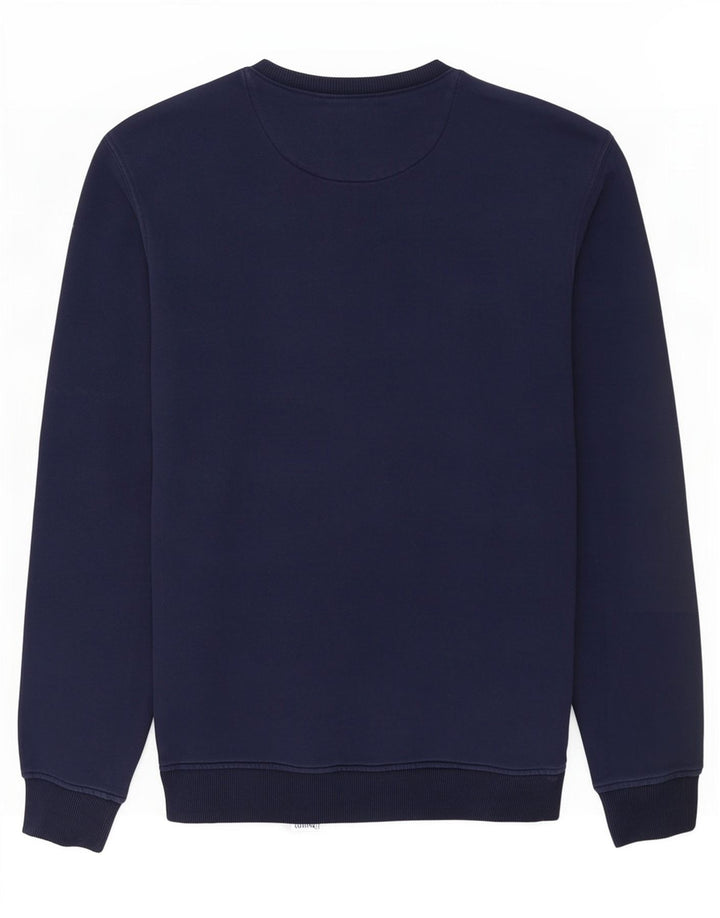 Lyle & Scott moletom masculino jumper pequeno algodão azul marinho