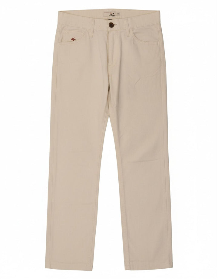 ENERGIE Jeans retos femininos W29 L29 algodão branco