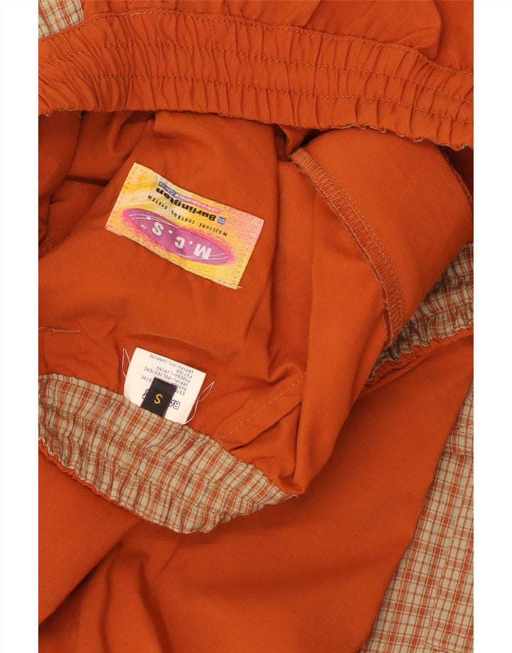 Bailo Mens Cargo Calças de treino pequeno laranja colorblock poliéster