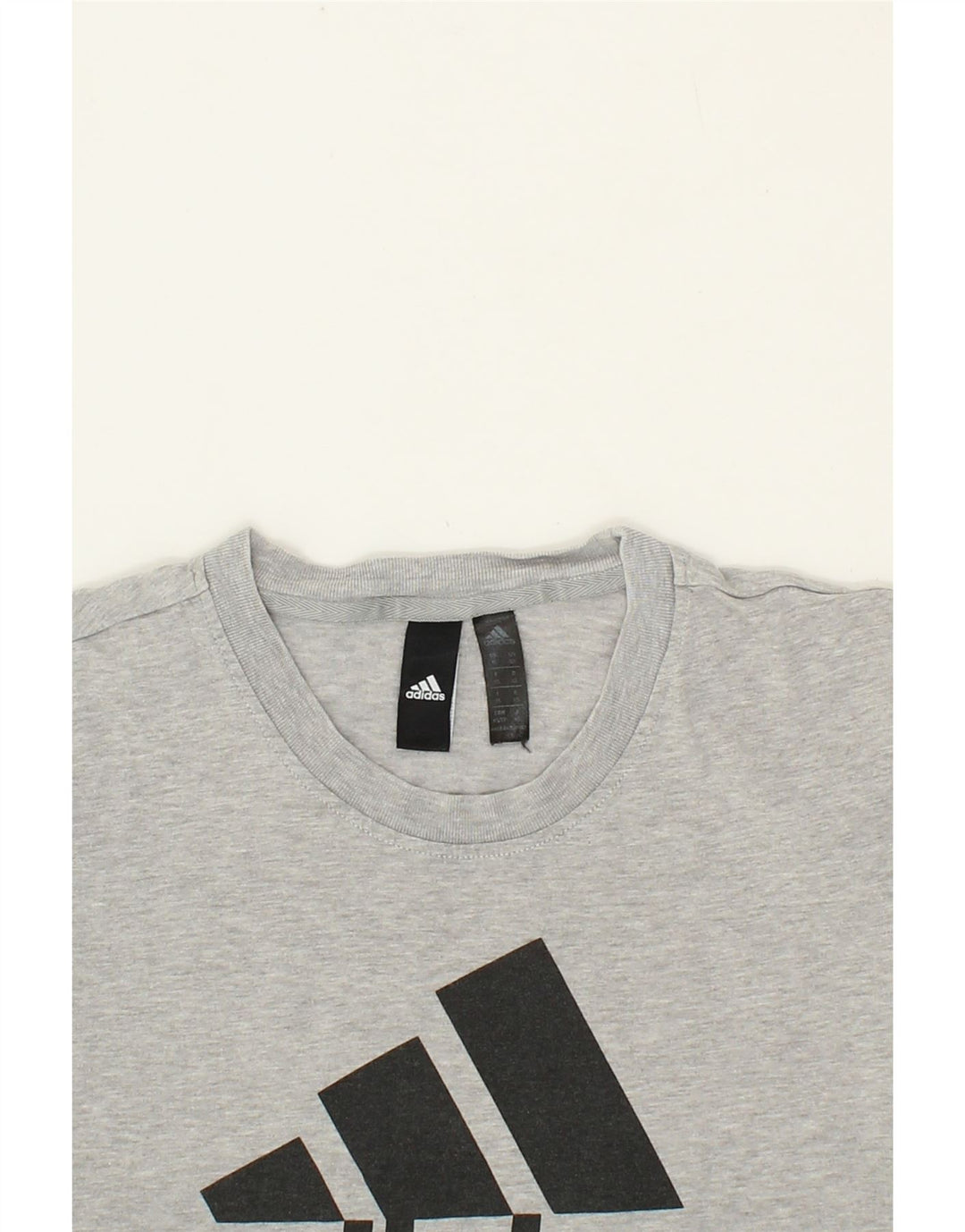 ADIDAS Mens Graphic T-Shirt Top XS Grey Cotton Vintage Adidas and Second-Hand Adidas from Messina Hembry 