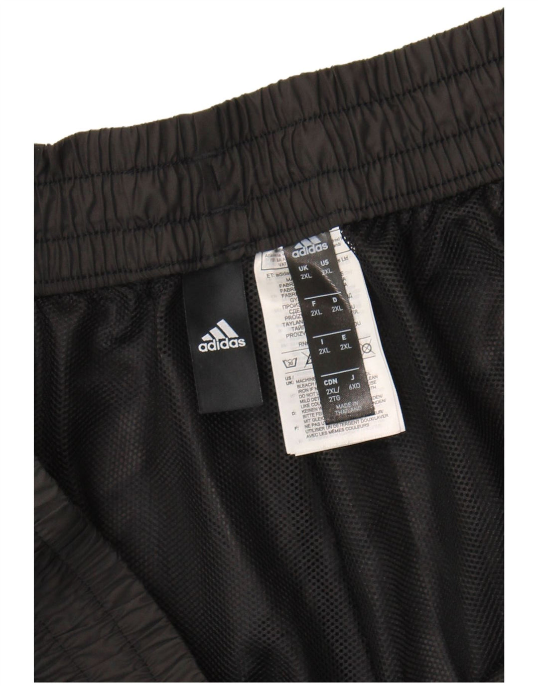 Calça de treino masculina Adidas Joggers 2XL poliéster preto